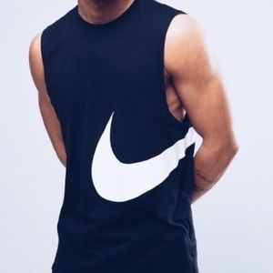 Nike Swoosh All Black Tank Top